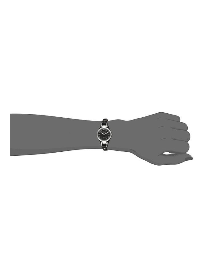 XOXO Women's Round Analog Wrist Watch - 25 mm - Black - Image 2