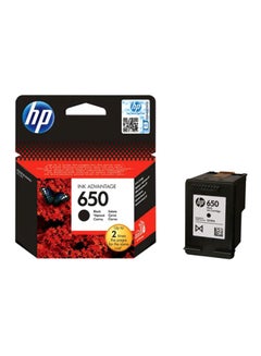HP 650 Replacement Ink Advantage Cartridge Black  - Image 1