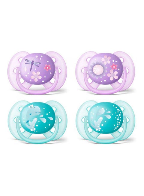 2-Piece Ultra Soft Design Baby Soother Assorted