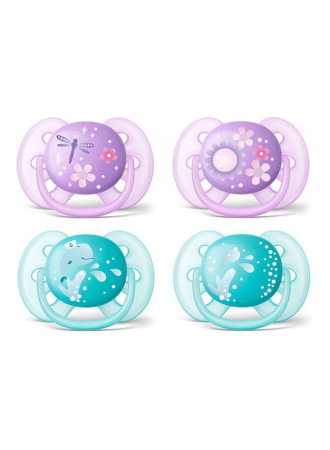 PHILIPS AVENT - 2-Piece Ultra Soft Design Baby Soother Assorted - Image 1