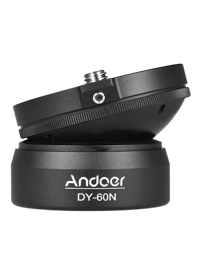 ANDOER DY-60N Tripod Leveling Base Black  - Image 1