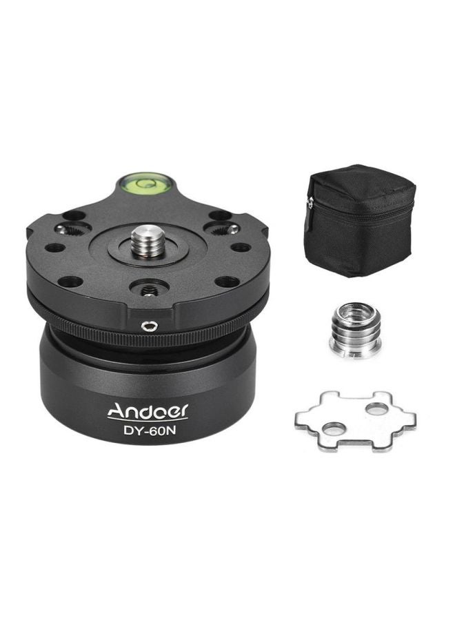DY-60N Tripod Leveling Base Black