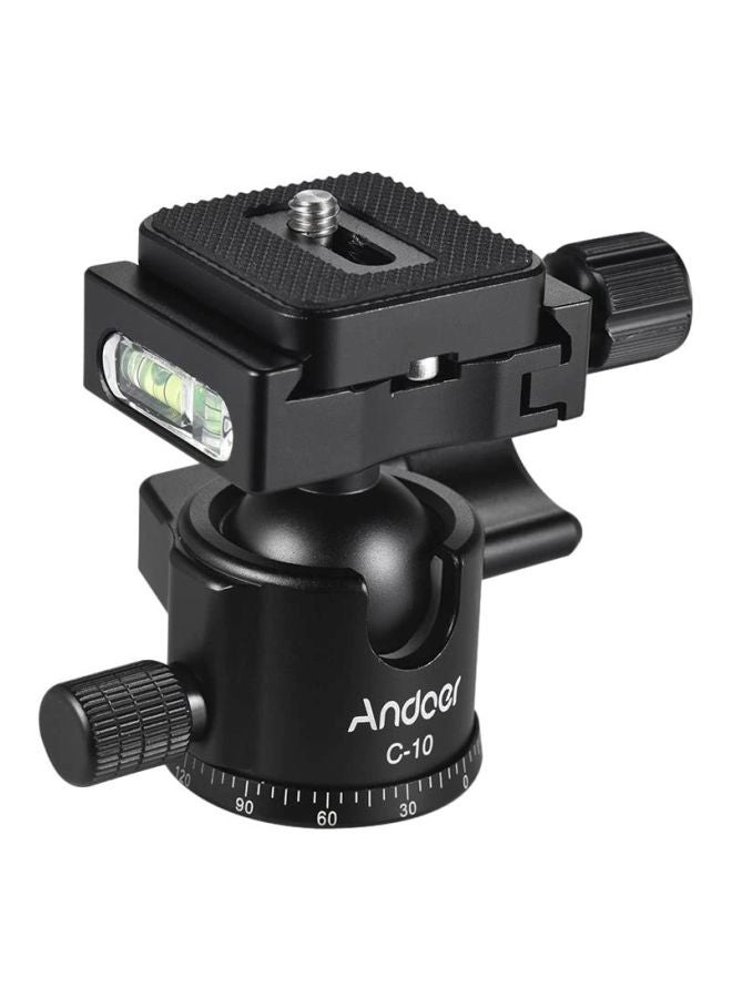ANDOER C-10 Camera Tripod Ball Head Black - Image 1