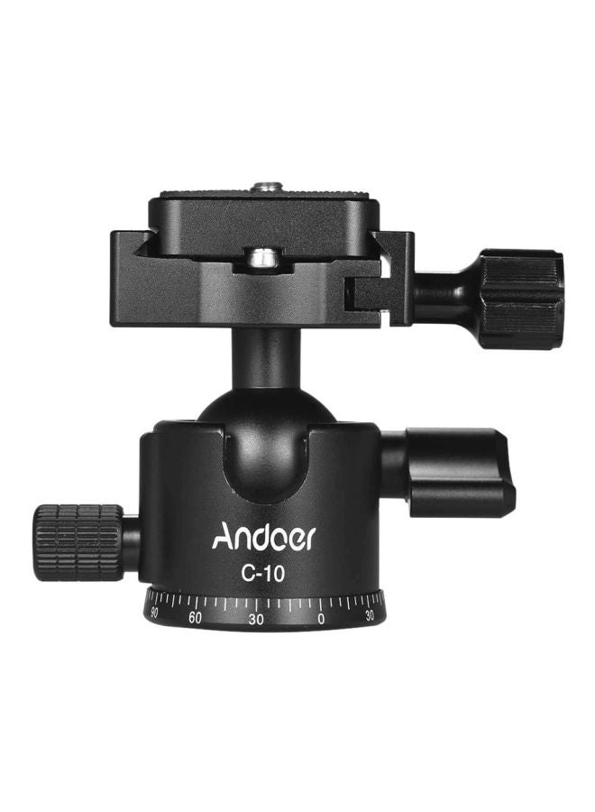 ANDOER C-10 Camera Tripod Ball Head Black - Image 5