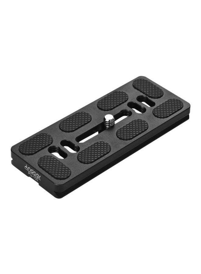 ANDOER PU-100 100mm Quick Release QR Plate Black  - Image 1