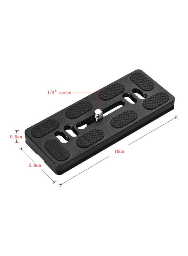 ANDOER PU-100 100mm Quick Release QR Plate Black  - Image 3
