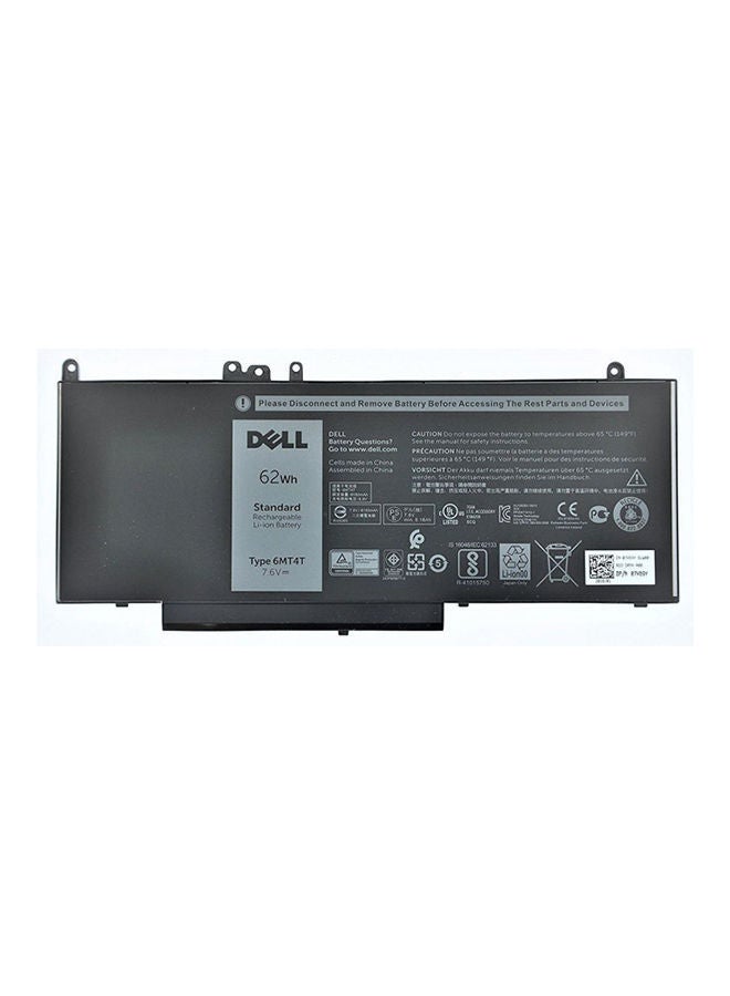 DELL - Battery For Dell Latitude E5450, E5470, E5550, E5570 – 62Wh (7V69Y) Black - Image 1