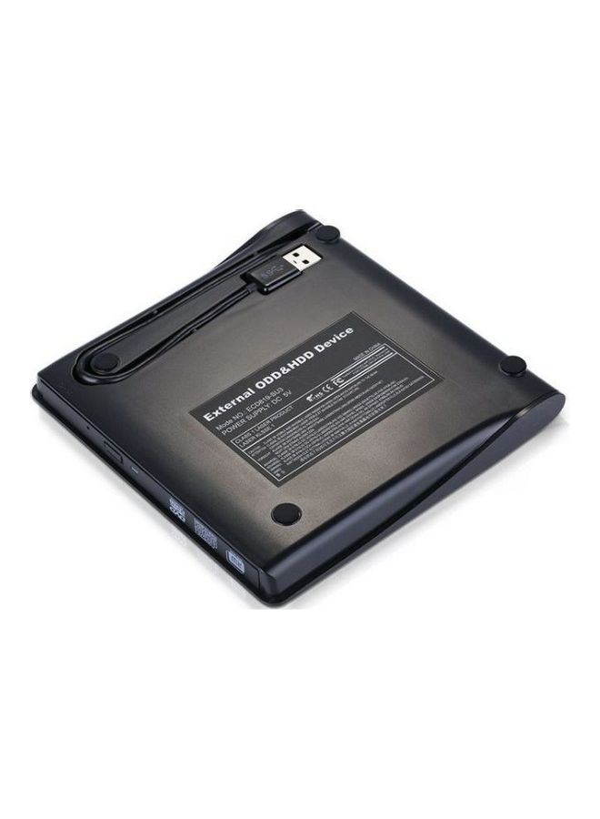 USB 3.0 CD/DVD RW Burner External Optical Drive CD/DVD ROM Player For Notebook With Inductive Touch Switch Black