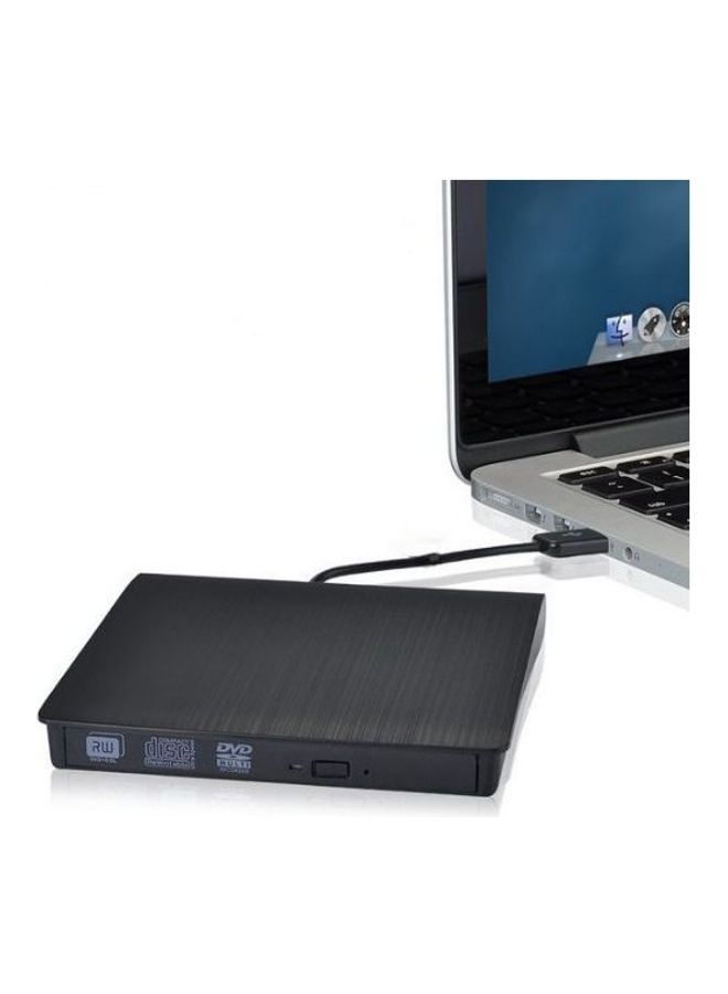 USB 3.0 CD/DVD RW Burner External Optical Drive CD/DVD ROM Player For Notebook With Inductive Touch Switch Black