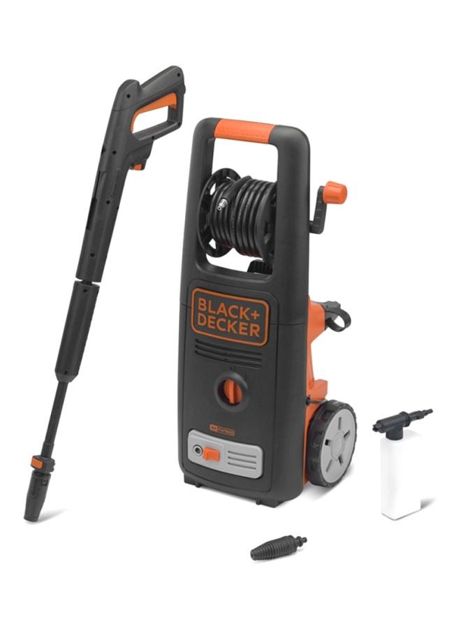 BLACK+DECKER - 1800W 135 Bar Pressure Washer Cleaner for Home, Garden and Vehicles, Black/Orange - BXPW1800E-B5, 2 Years Warranty Orange/Black - Image 1