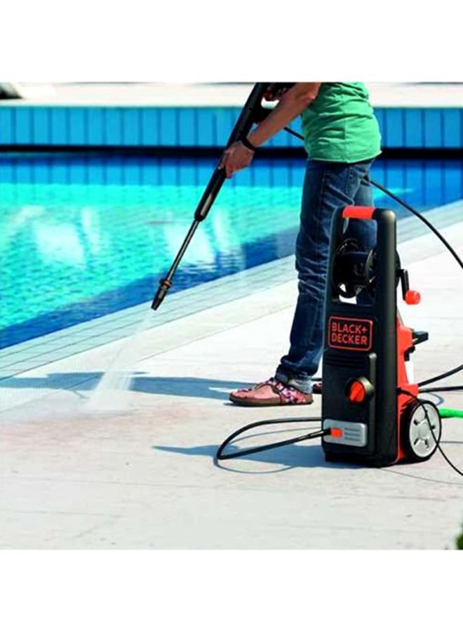 BLACK+DECKER - 1800W 135 Bar Pressure Washer Cleaner for Home, Garden and Vehicles, Black/Orange - BXPW1800E-B5, 2 Years Warranty Orange/Black - Image 1