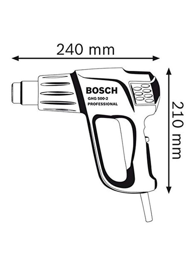 BOSCH Heat Gun 1600 W GHG 500-2 Blue/Black - Image 2