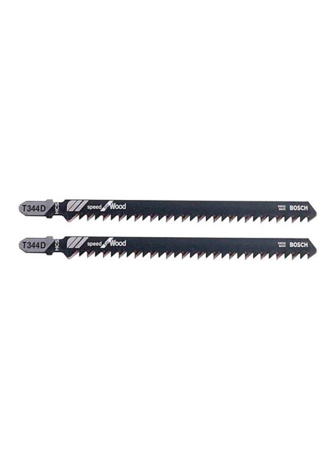 BOSCH Pack Of 2 Metal Jigsaw Blades Black/Silver  - Image 1