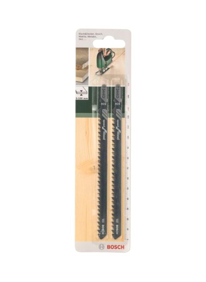 BOSCH Pack Of 2 Metal Jigsaw Blades Black/Silver  - Image 2