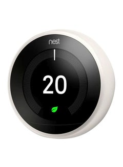 Nest Smart Learning Thermostat White/Black 6.5 x 6.5 x 2.9inch  - Image 1