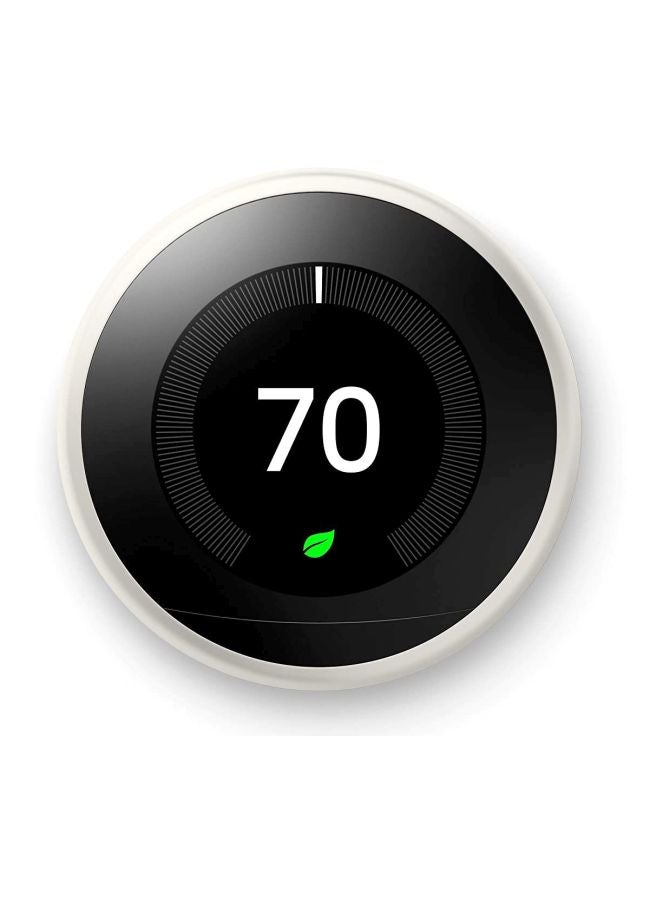 Nest Smart Learning Thermostat White/Black 6.5 x 6.5 x 2.9inch  - Image 2
