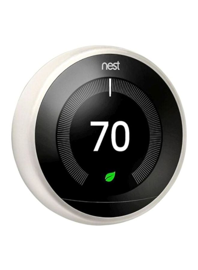 Nest 3rd Generation Learning Thermostat White 4.5x1.21x3.3inch  - Image 1