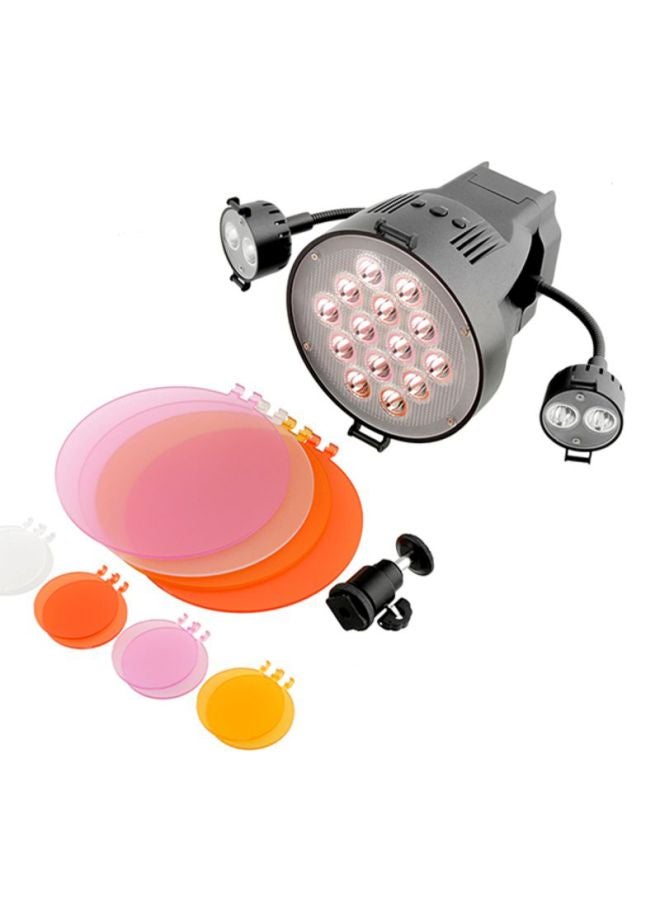 Shoot XT-1 LED Video Light 60 Degrees For Camera Canon, Nikon And Sony Black  - Image 2