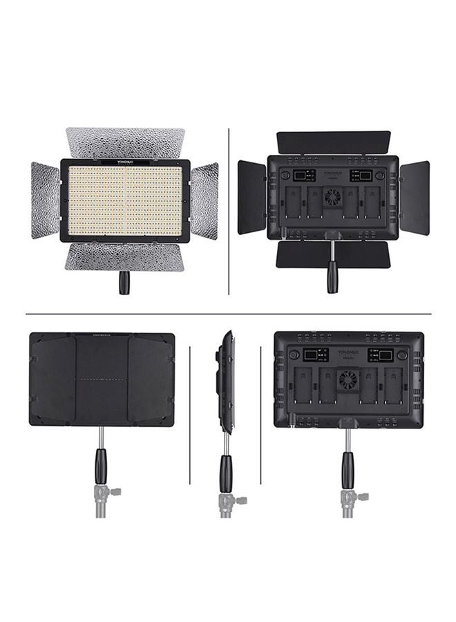 YONGNUO 368 Piece LED Continuous Light Panel With Camera Mount and Filters Black  - Image 2