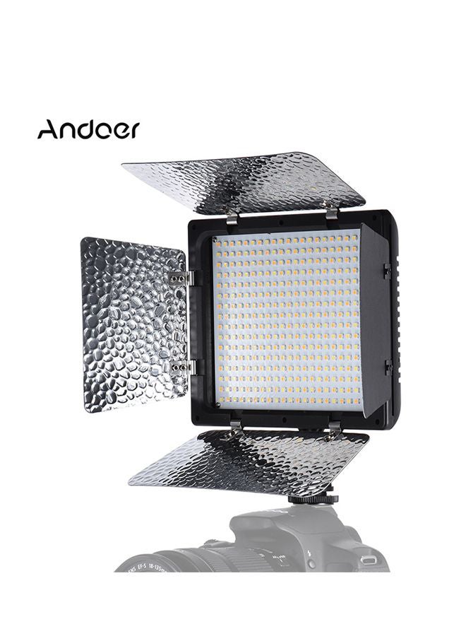 YONGNUO 368 Piece LED Continuous Light Panel With Camera Mount and Filters Black  - Image 4
