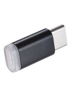 docooler Android Micro USB Female To Type-C Male Sync Data Converter Charging Adapter Black  - Image 3