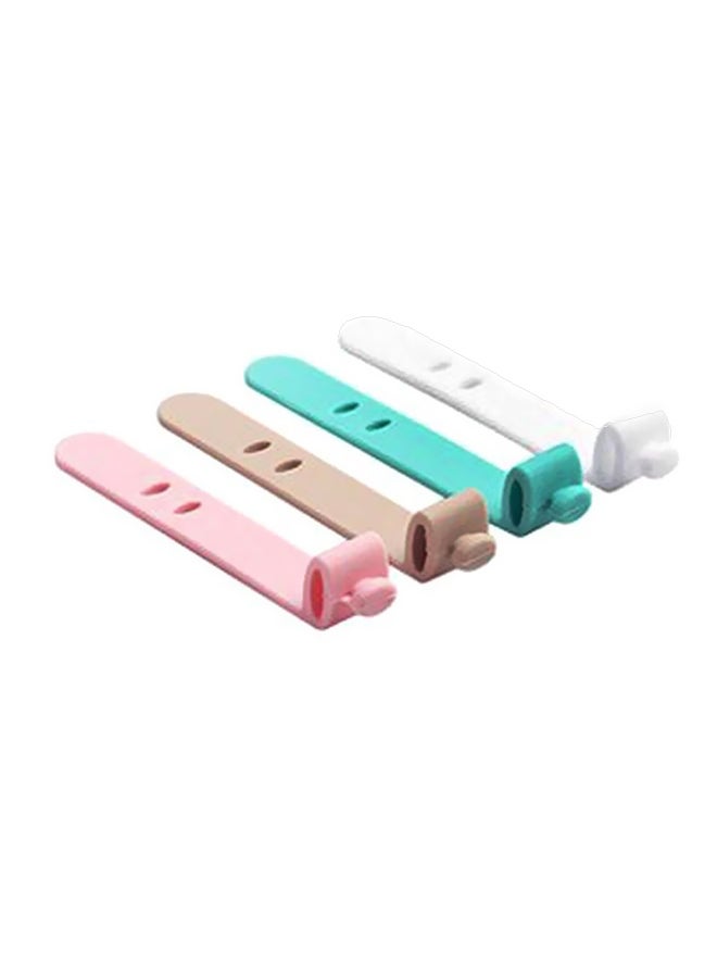 بيوينتي مجموعة منظم كابلات من 4 قطع متعدد الألوان - Image 1