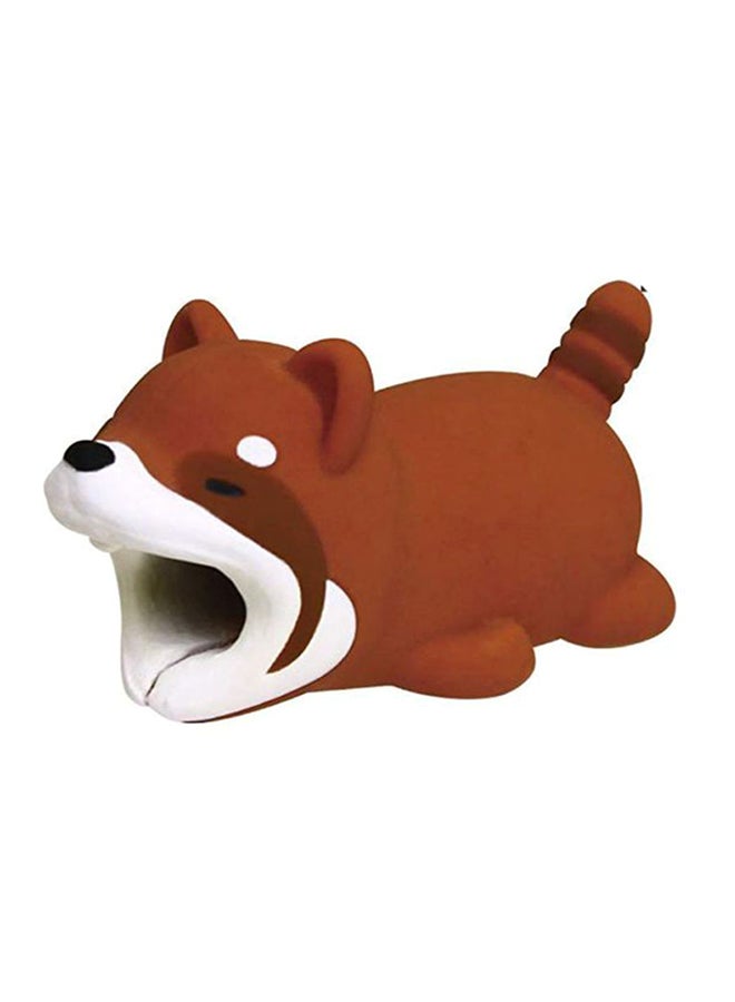 Voberry Type-C Cute Animal Micro USB Cable Bite Brown/White