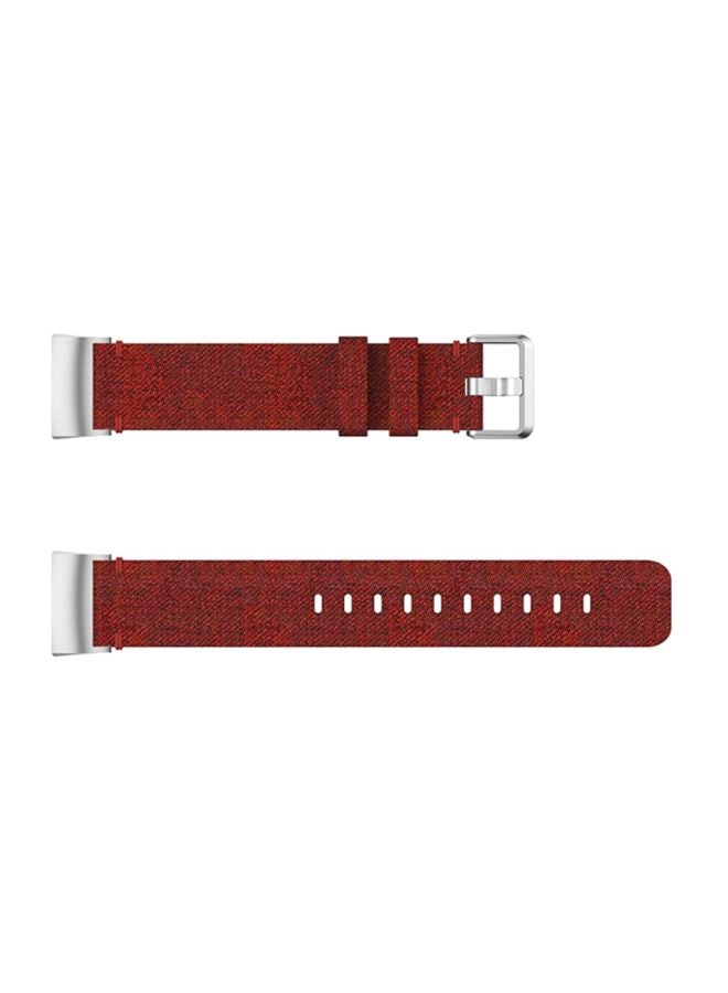 Voberry Replacement Strap Band For Fitbit Charge 3 Red - Image 2