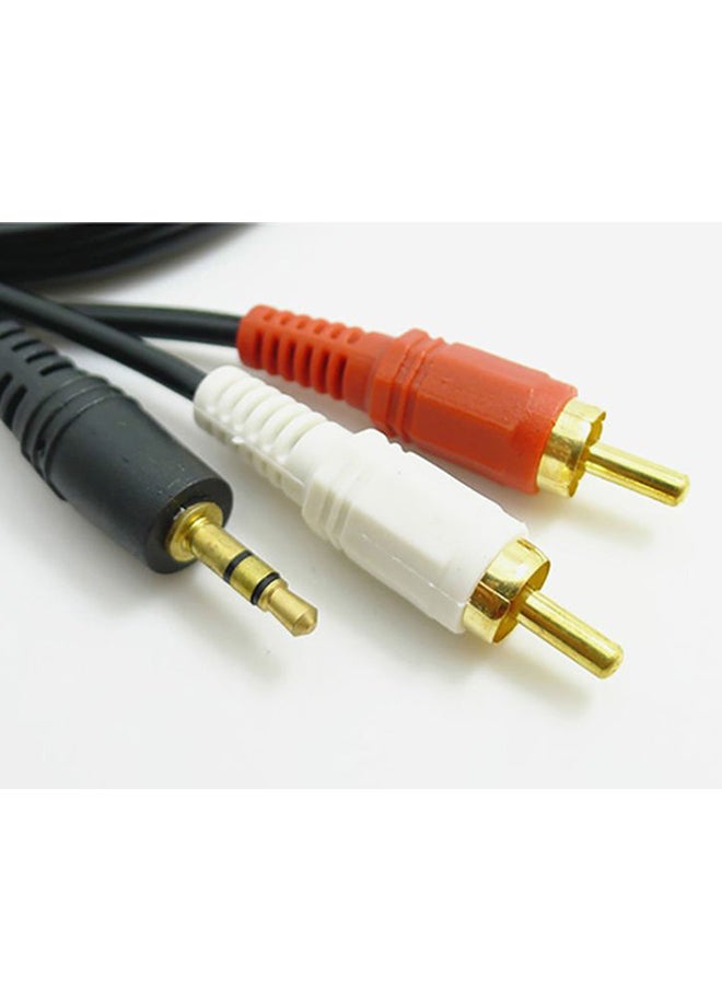 Voberry 3.5mm To RCA Audio Splitter Cable Black - Image 3