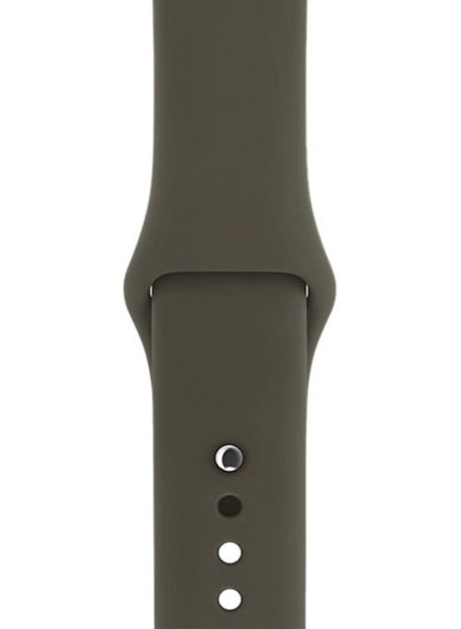Apple Sport Band For Apple Watch 38mm Dark Olive - Image 5