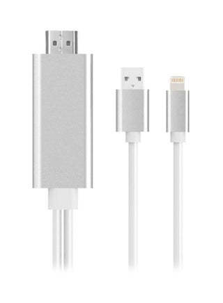 Lightning To HDMI Cable HDTV Adapter Silver - v1617250127/N16018246A_1