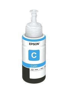 Epson T6642 EcoTank Ink Bottle, Cyan Ink for Printer Refill, 70ml - Cyan