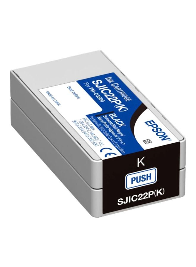 EPSON SJIC22P Ink Cartridge Black  - Image 1