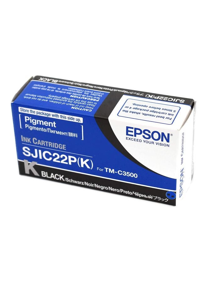 EPSON SJIC22P Ink Cartridge Black  - Image 2