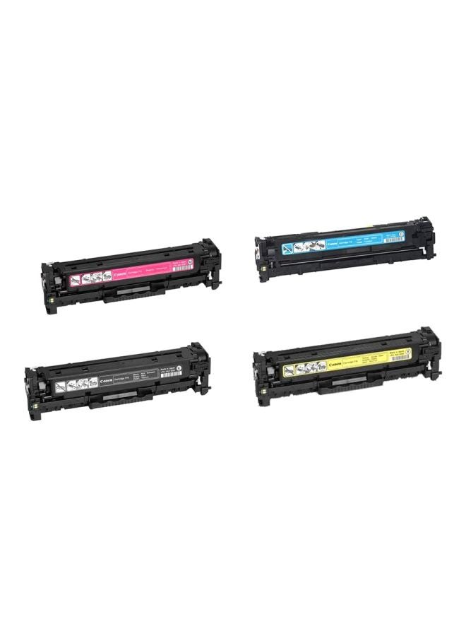 Canon 4-Piece 718 Laser Ink Toner Pink/Black/Blue - Image 1