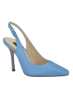NINE WEST Pointed Toe High Heeled Slingback Blue  - Image 1
