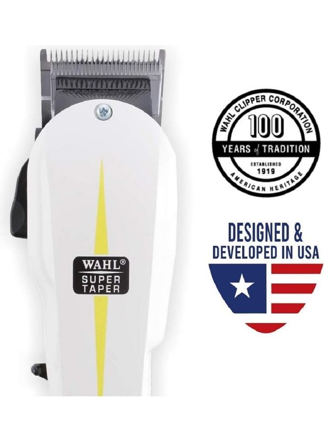 WAHL - Super Taper Professional Corded Trimmer White - Image 1