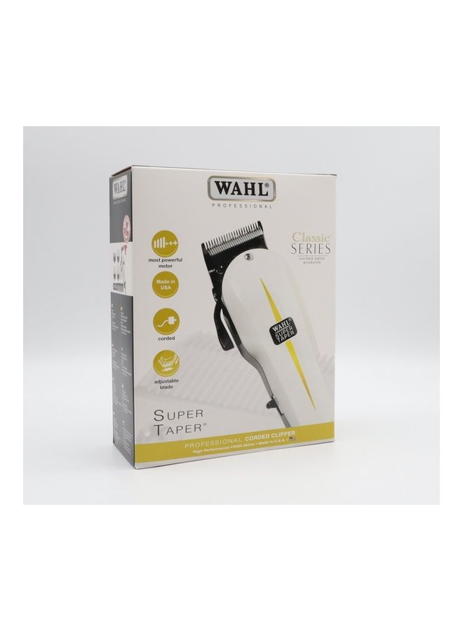 WAHL - Super Taper Professional Corded Trimmer White - Image 1