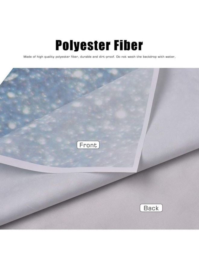 ANDOER Holiday Backdrop Photography Background Blue/Beige/Grey - Image 5