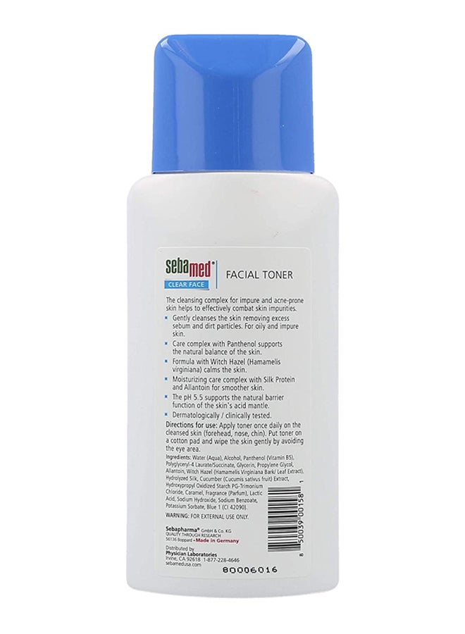 Clear Face Deep Cleansing Facial Toner 150ml