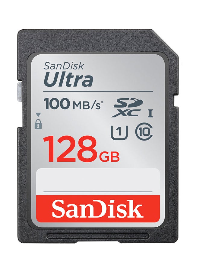 Sandisk Ultra SDXC UHS-I Memory Card 128gb- 100MB/S, C10, U1, Full HD 128 GB  - Image 1