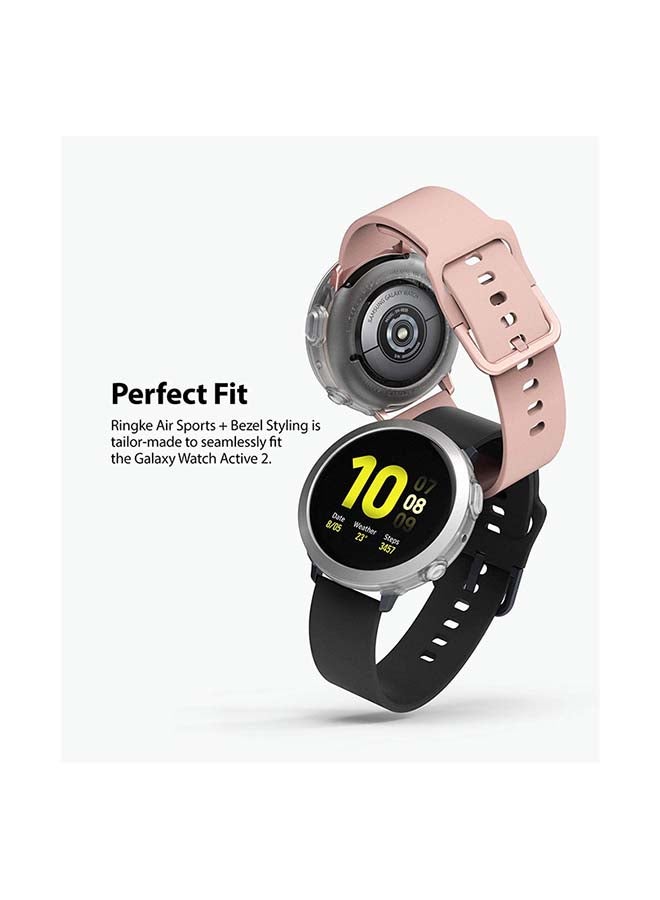 Ringke Air Sports Cover and Bezel Styling Combo for Galaxy Watch Active 2 44mm Matte Clear - Image 5