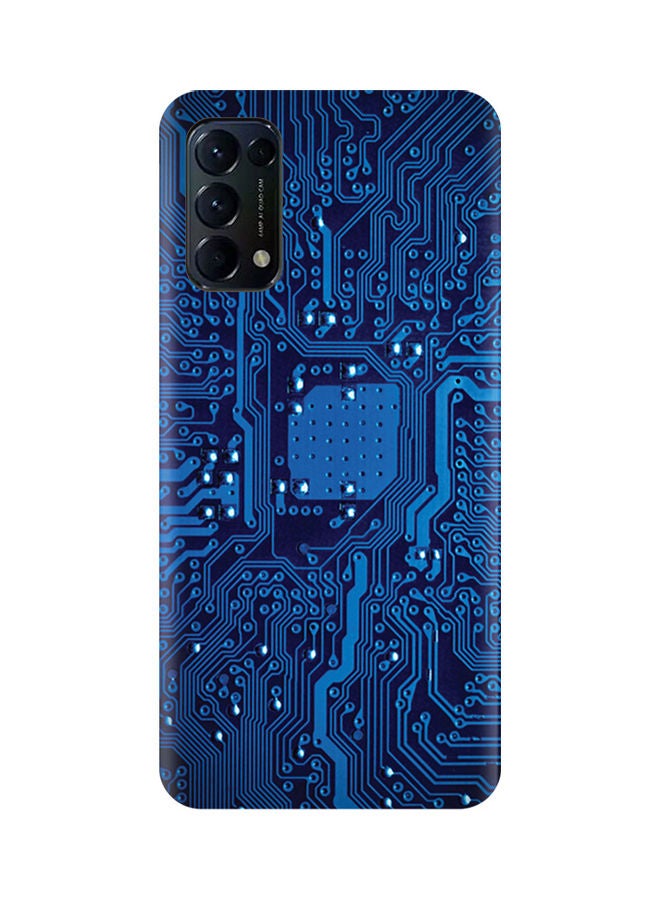 إيه إم سي ديزاين حافظة حماية لهاتف أوبو رينو 5 5G أزرق - Image 1