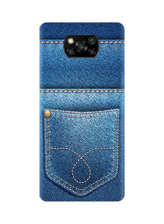 AMC DESIGN - Protective Case Cover For Xiaomi Poco X3 Pro Blue - Image 1