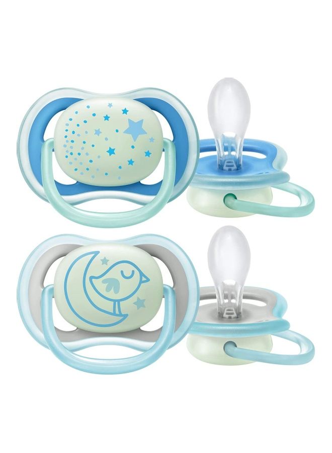 Philips Avent 2-Piece Ultra Air Night Soother - Image 2