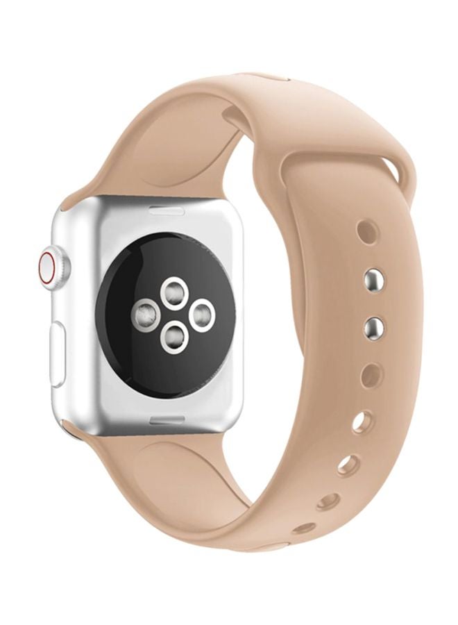 Voberry - Replacement Band Strap For Apple Watch Series 4 40mm Khaki - Image 1