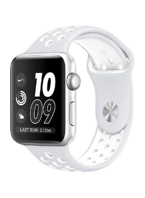 Silicone Nike Design Sport Band for Apple Watch 42/44/45mm White