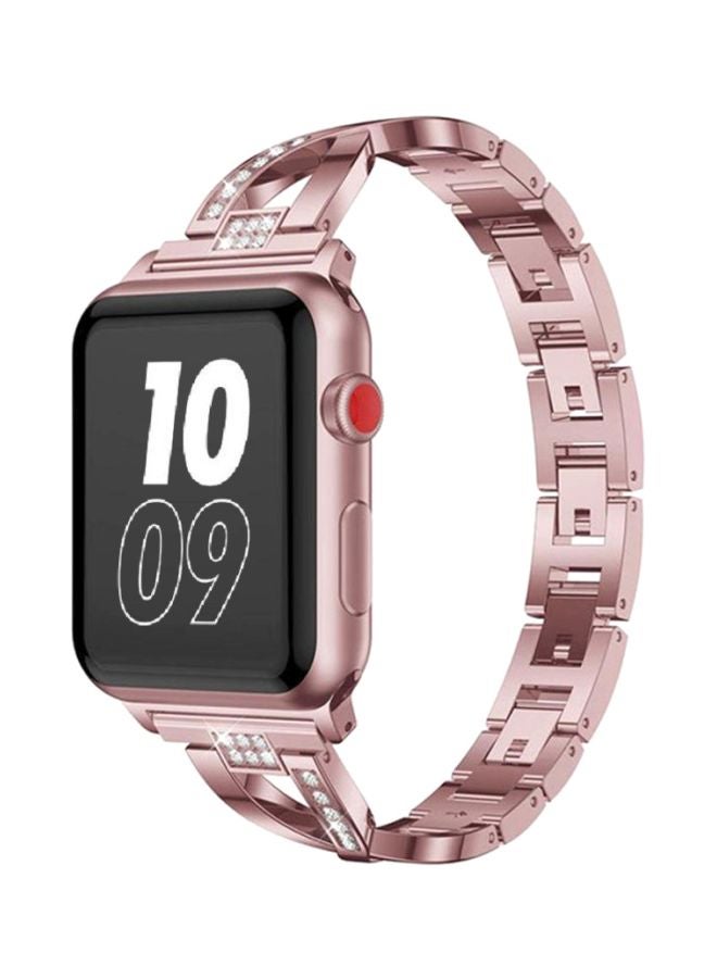 LNKOO - Replacement Band For Apple Watch Series 1/2/3/4 40mm Rose Pink - Image 1