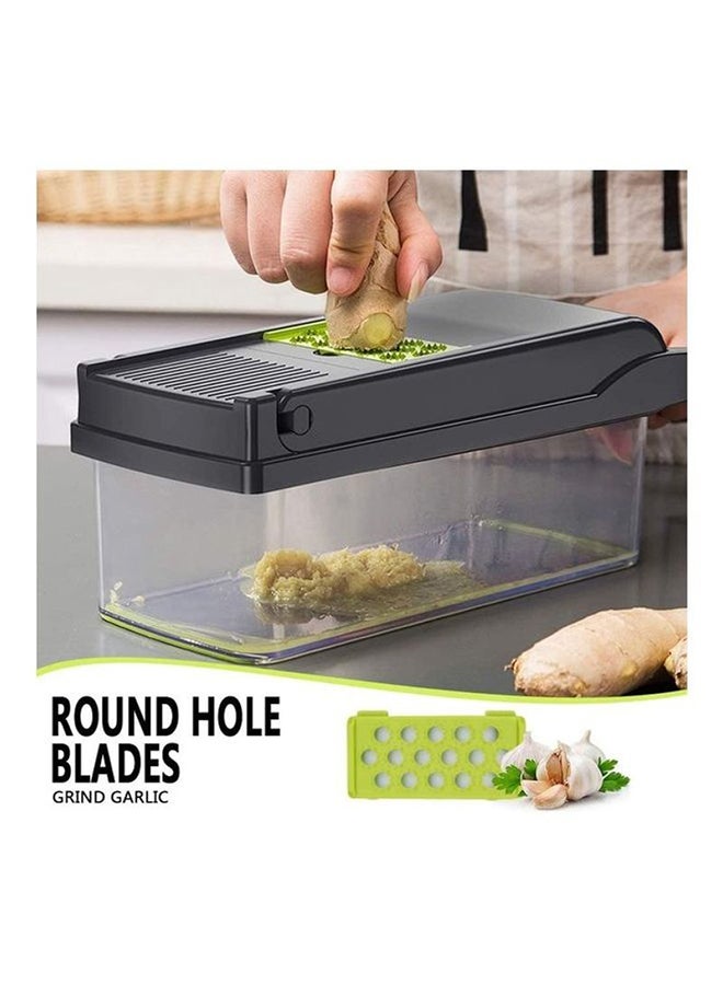 Generic - 15 In 1 Interchangeable Blades Vegetable Chopper Slicer Multicolour 32.2x11.3x11.3cm - Image 1