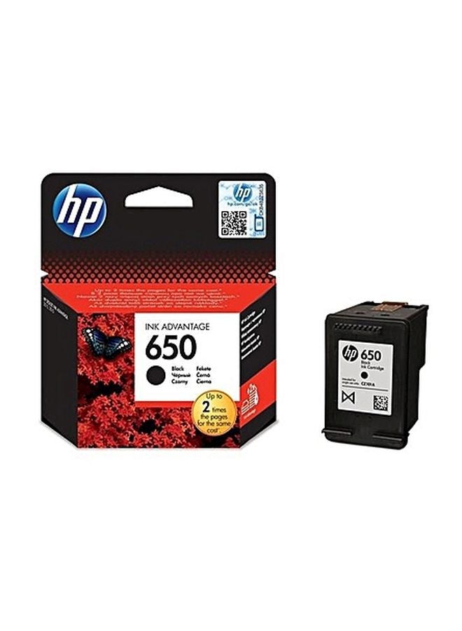 HP 650 Ink Cartridge 650 Black - Image 3